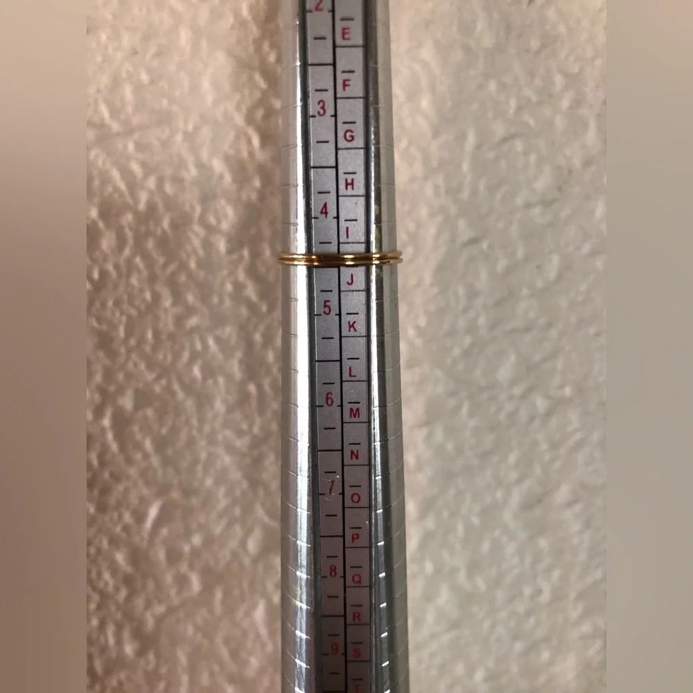 14K Solid Gold Stacking Rings - Picture 3 of 4